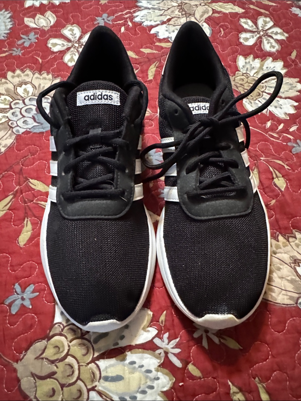 adidas Black Sneakers with White Stripes